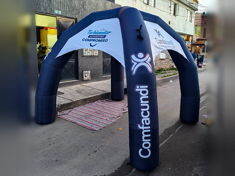 Carpa inflable publicitario a motor