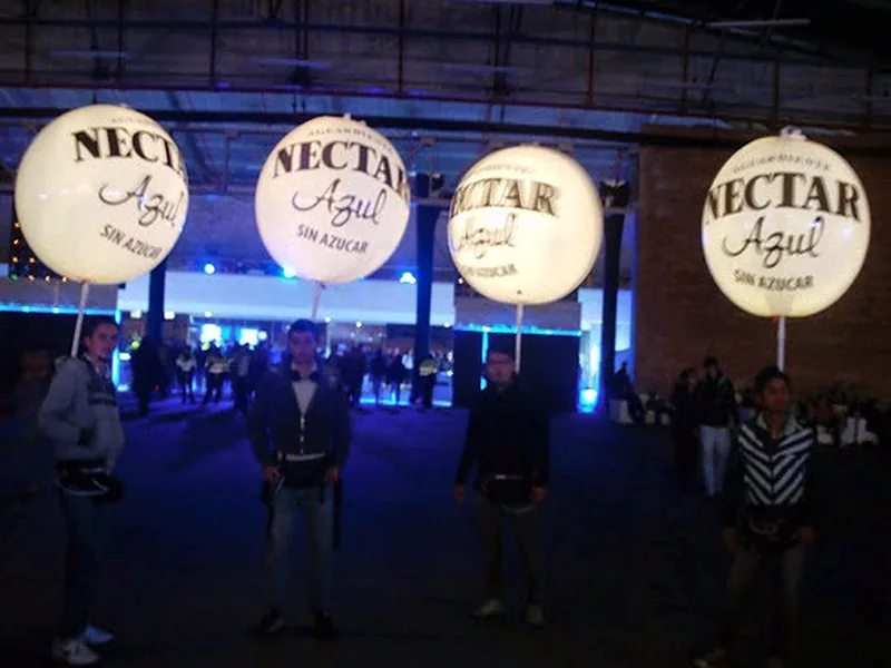 Globo móvil luz LED para eventos nocturnos