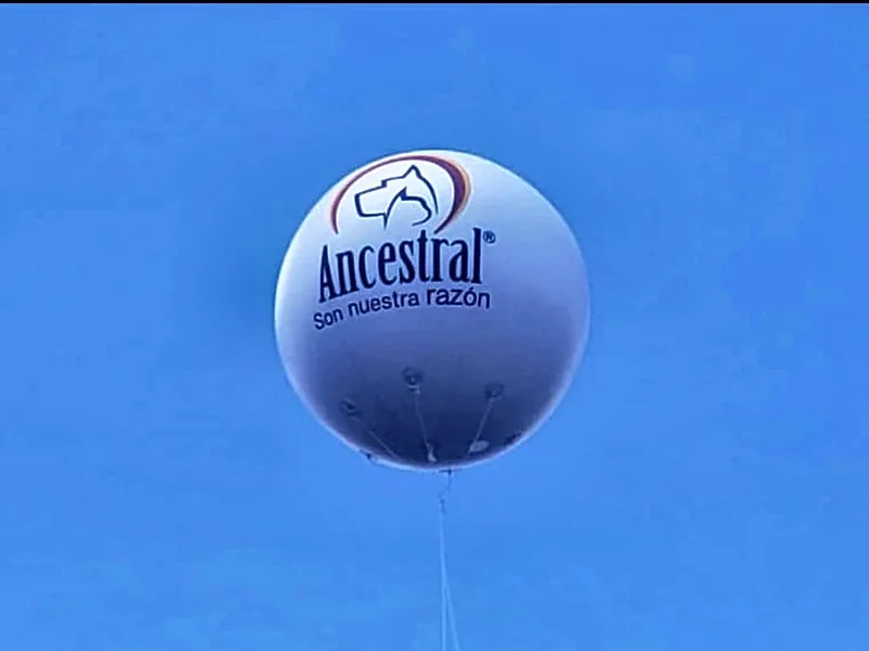 Globo publicitario de helio