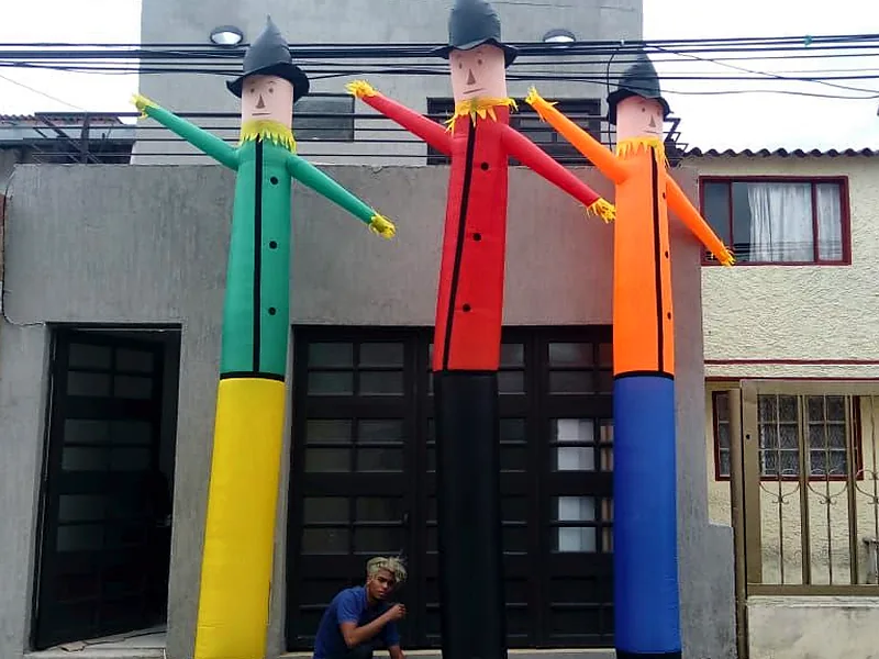 Sky dancer publicitarios listos para evento